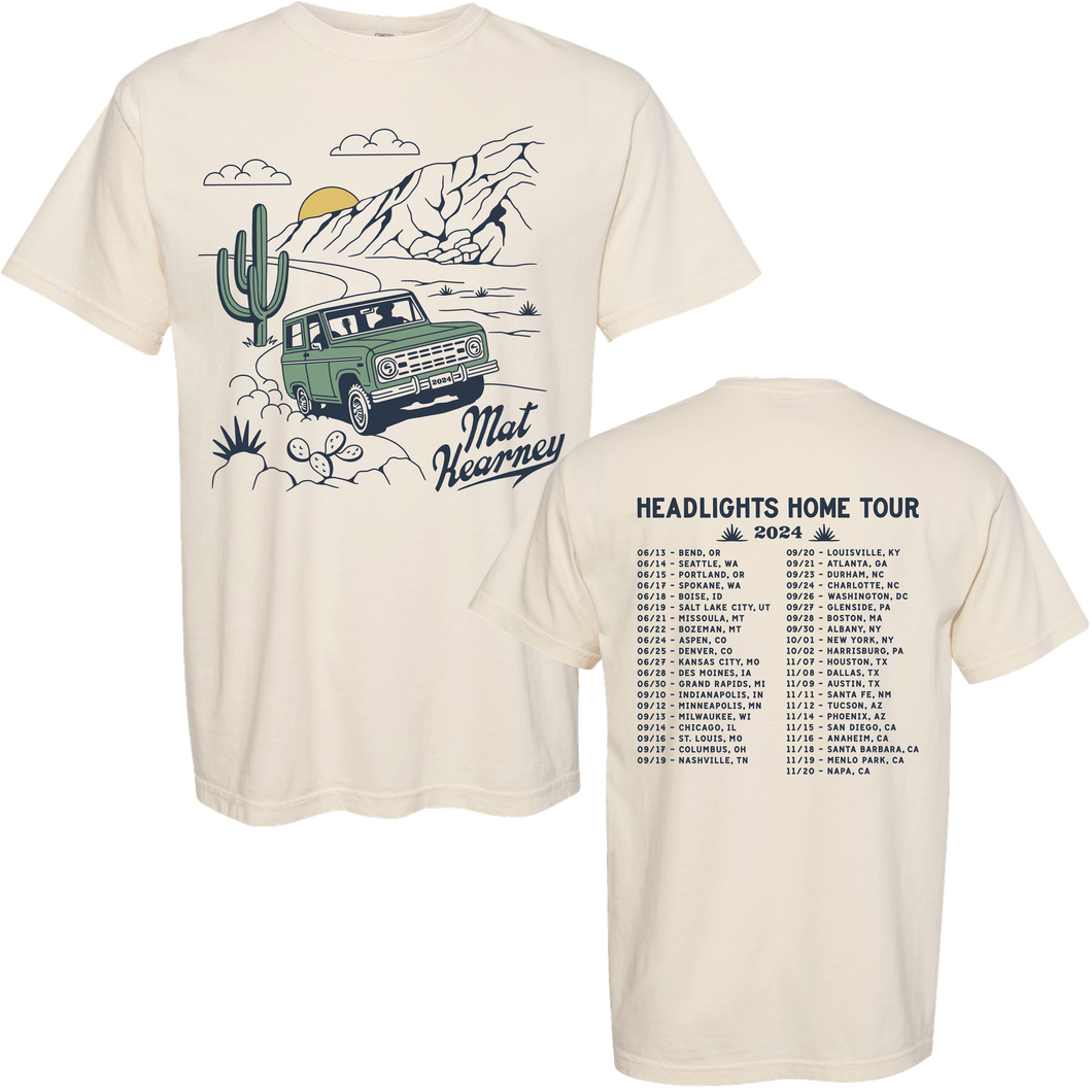 Headlights Home Tour Tee Shirt